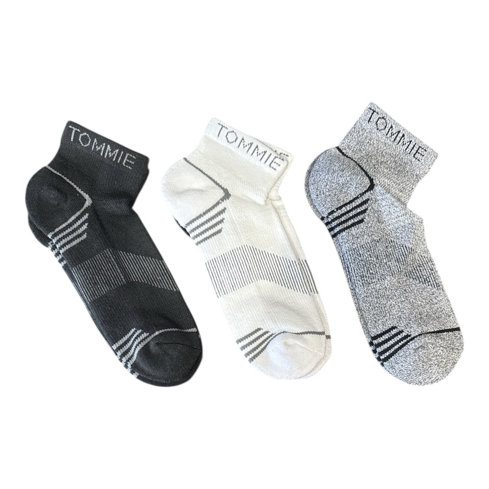 Tommie Copper Core Women's TrueTemp Ultra-Fit Ankle Socks - 3-Pack Size M 7-9.5
